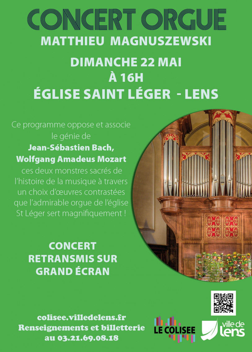 Dimanche 22 mai à 16h - Eglise Saint Léger